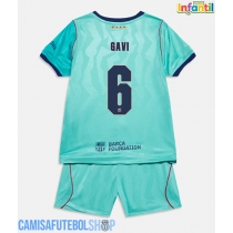 Camisa de time de futebol Barcelona Paez Gavi #6 Replicas 3º Equipamento Infantil 2026-27 Manga Curta (+ Calças curtas)